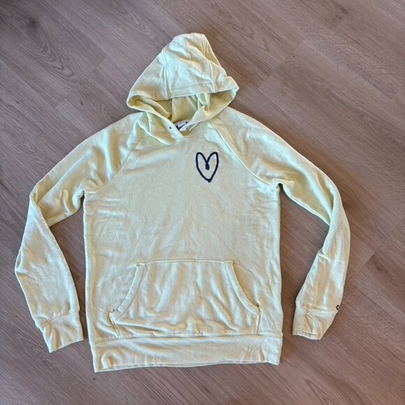 Athleta Girl x Simone Biles Hoodie Yellow XL 14 - Picture 1 of 6